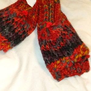 🌈New- ladies knitted fingerless gloves- one size